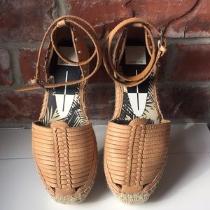 Dolce Vita Espadrille Leather Sandals Size 6